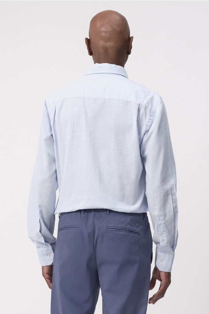 SAWYER CASUAL OVERHEMD LM 096149 3251 Chambray blue
